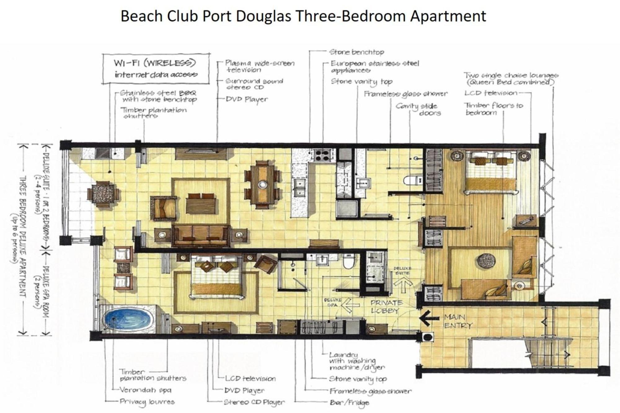 Beach Club Port Douglas Luxury Apartments 客房 照片